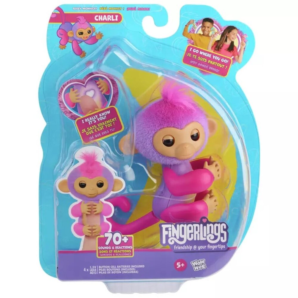 Fingerlings: Friendship @Your Fingertips - Baby Monkey Charli Figure by WowWee